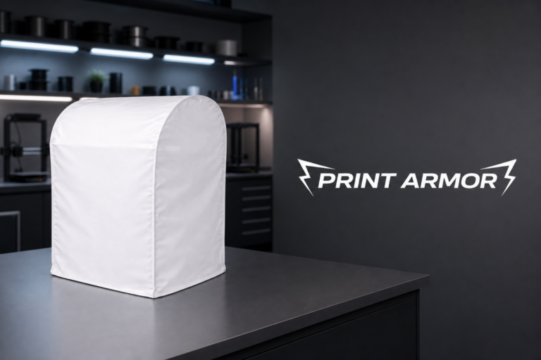 Copertura Print Armor per stampante 3D in ambiente laboratorio